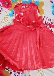 Adorable Red Party Dress