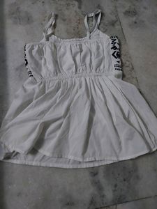 White Indo Western Top
