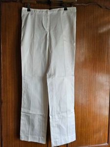 Wills Classic White Straight Leg Trousers