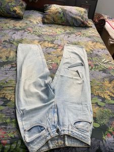 Light Wash Distressed Jeans