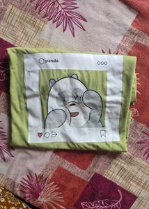 Cute Panda Graphic T-Shirt