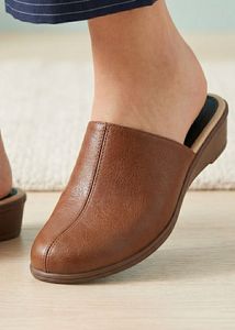 Classic Brown Mules