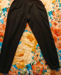 Winter Black Track Pants