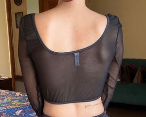 Black Lace Corset Top