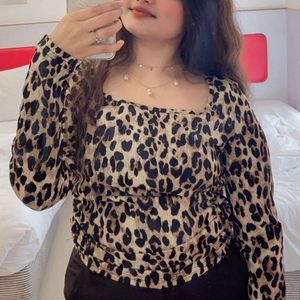 Savana Leopard Print Top