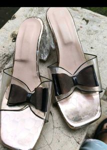 transparent heels
