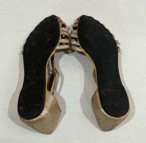 CATWALK Sparkling Gold Flat Sandals
