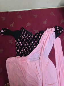 Western Stylish Party Wear Pattiala Half Saree