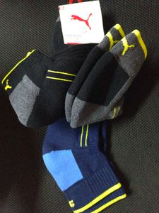 Puma Quarter Socks 3 pairs  new