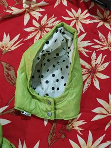 Lime Green Puffer Coat