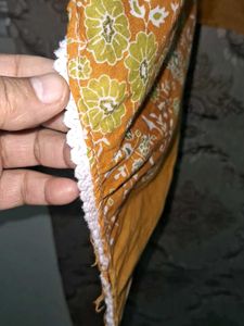 Orange Paisley Print Dupatta of 1