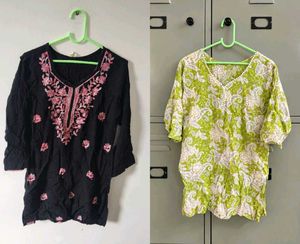 Embroidered & Printed Kurti Combo ✨✨