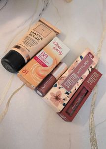 Combo of 2lipstic and 2 base products