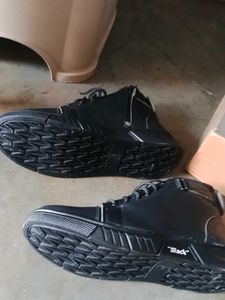 Black Leather Ankle Boots
