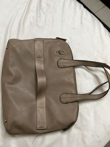 Stylish Taupe Handbag