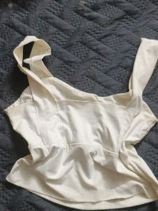 White Square Neck cutest coquette Crop Top