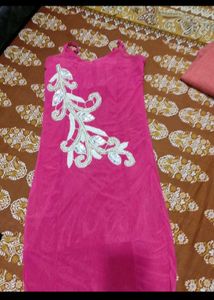 Pink Western Dress