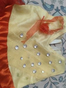 Sparkly Red &amp; Yellow Party Dress