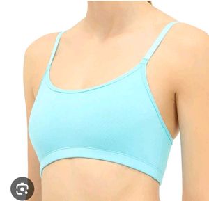 Comfortable Light Blue Sports Bra