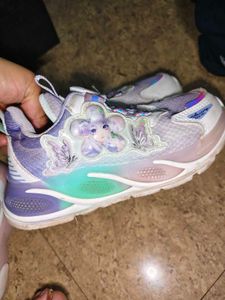 Beautiful shoes with sticker