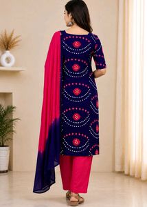 original cutton bandhani suit matiriyal 👗