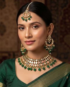 Stunning Mirror Work Necklace & Earring Set