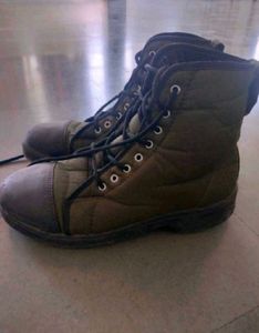 Olive Green Combat Boots