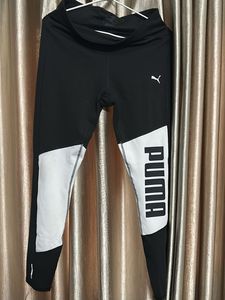 Puma Black &amp; White Leggings