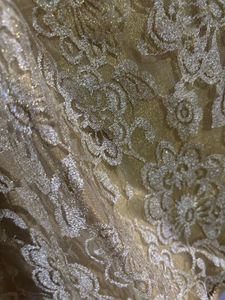 Elegant Gold Brocade Blouse