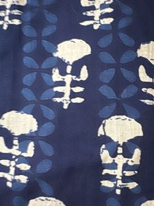 Stylish Blue Floral Print Kurta