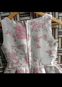 Floral Print Fit and Flare Dress