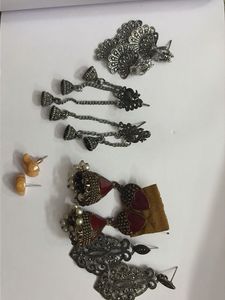 Traditional Indian Jhumka Earrings