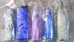Set of 5 Water Bottles