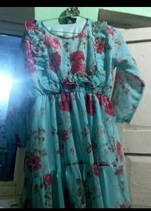 Layer Frock with  Heartshape Lipstick Free