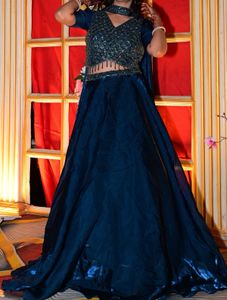 Exclusive Emerald Green Lehenga set