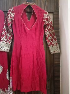 Beautiful Gottapatti Red  Suit😍❤️