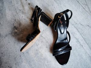 Black Heel Sandal.