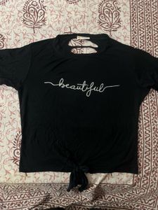 Black "Beautiful" T-Shirt
