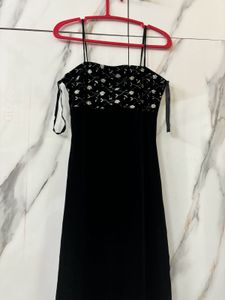 Velvet Party Wear One Piece