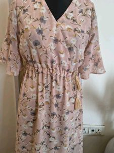 Chic Floral Wrap Dress