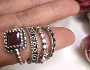 Pandora Ring Set of( 4 rings )