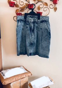 Zudio Denim Short Skirt Completely Brand New