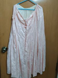 Vintage Pink Maxi Skirt