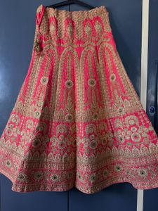 Stunning Embroidered Pink Lehenga
