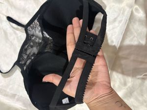 Black Lace Halter Bralette Top
