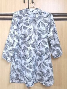 🌴Tropical Leaf Print Shirt