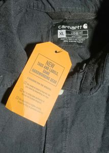 Carhartt Men's Black Button-Up Shirt