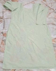 Light Green Floral Kurta Set with Dupatta