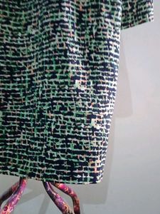 Patterned Casual Dress