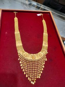 Elegant Gold Necklace Set available more